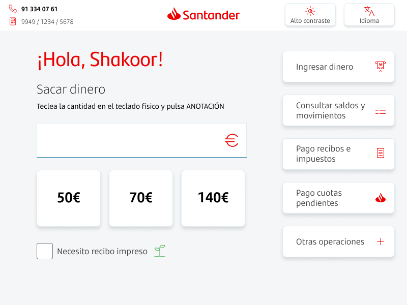 Santander ATM
